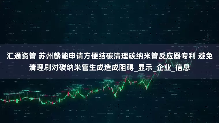 汇通资管 苏州麟能申请方便结碳清理碳纳米管反应器专利 避免清理刷对碳纳米管生成造成阻碍_显示_企业_信息